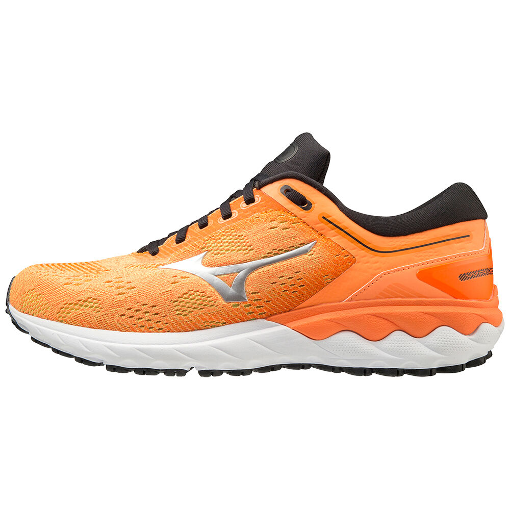 Scarpe Running Mizuno Wave Skyrise Uomo - Arancioni/Nere - 70284-FVPY